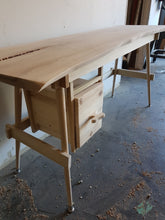 Desk with pull away storage